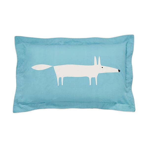 Photos - Pillowcase Scion Living Mr Fox Oxford  Teal 