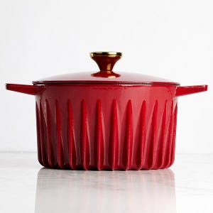 Fireup Cast Iron Red 5L Dutch Oven