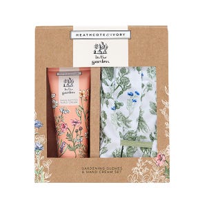 Heathcote & Ivory In The Garden Gardening Gloves & Hand Cream Set
