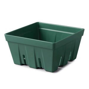 Zeal Melamine Fruit & Salad Box Forest Green