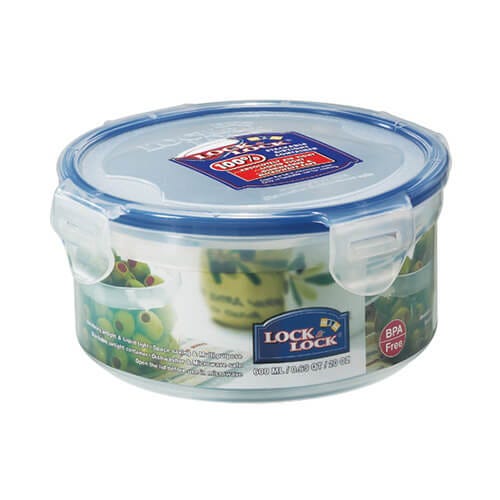 Photos - Food Container Lock&Lock LocknLock 600ml Round Storage Container HPL933 