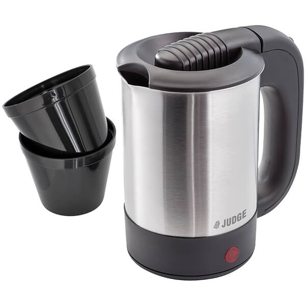 Judge Compact Electric Travel Kettle with Thermal Cups & Gift Box 0.5L black,gray