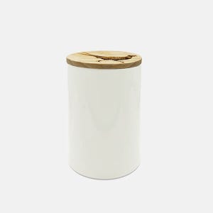 The Just Slate Company Pheasant Oak & Ceramic Small Storage Jar