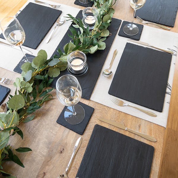 Slate dinner mats cheap