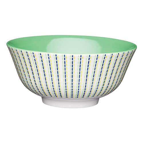 Photos - Salad Bowl / Serving Platter Kitchen Craft KitchenCraft Glazed Stoneware Bowl Lime Hues 