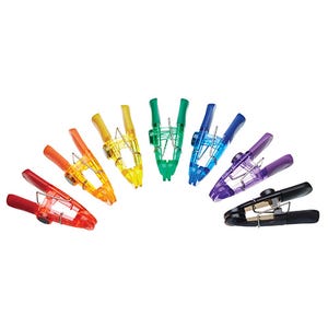 KitchenCraft Pack of Seven Assorted Magnetic Bag Clips