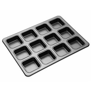 Master Class Non-Stick Large 12 Hole Square Brownie Pan 34 x 26cm