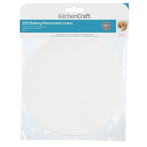 Photos - Bakeware Kitchen Craft KitchenCraft Round 20cm Siliconised Baking Papers 