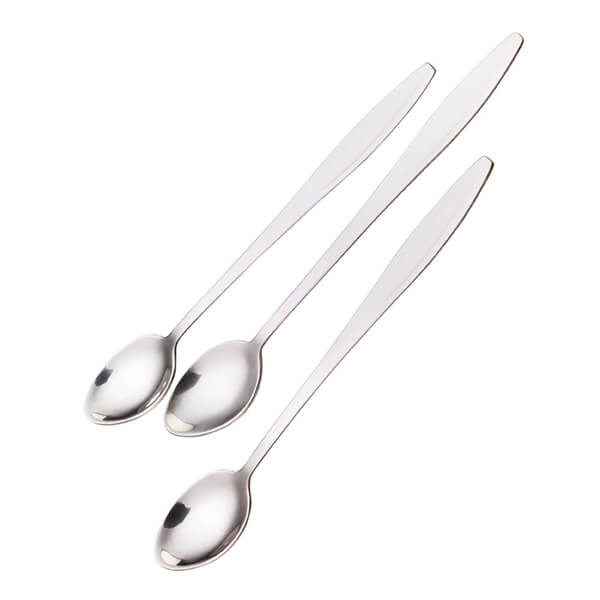 Photos - Cutlery Set Kitchen Craft KitchenCraft Set of 3 Stainless Steel Ice Cream And Soda Spoons 