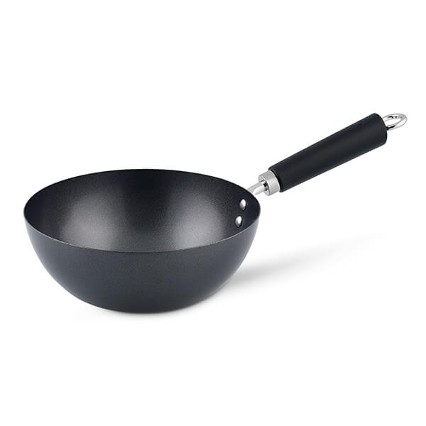 Ken Hom Excellence Non-Stick Carbon Steel Cooking Stir Fry Pan Mini Wok 20cm
