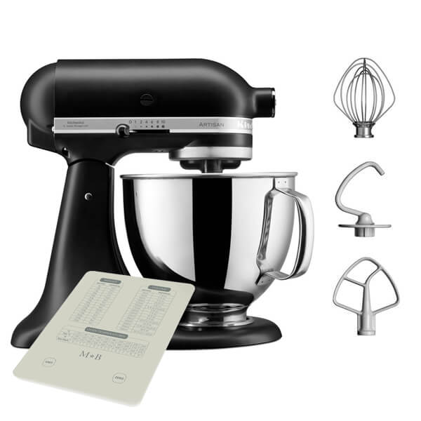 KitchenAid Artisan Mixer 125 Matte Black KSM125BBM Harts of Stur