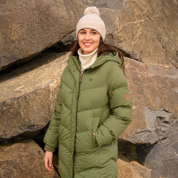 Lighthouse Savannah Long Coat Olive