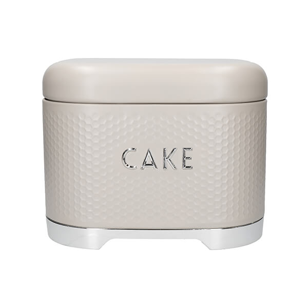 Photos - Fruit Bowl / Cake Stand / Candy Bowl Lovello Textured Latte Cream Cake Tin LOVCTLAT