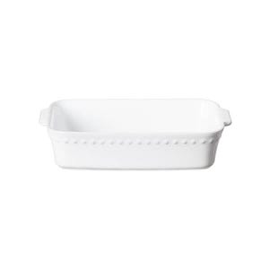 Costa Nova Pearl White 27cm Small Rectangular Baker