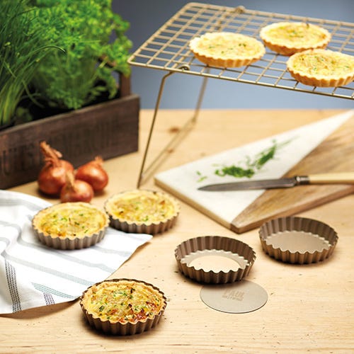 Mini flan tins outlet