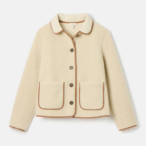 Button down fleece jacket sale