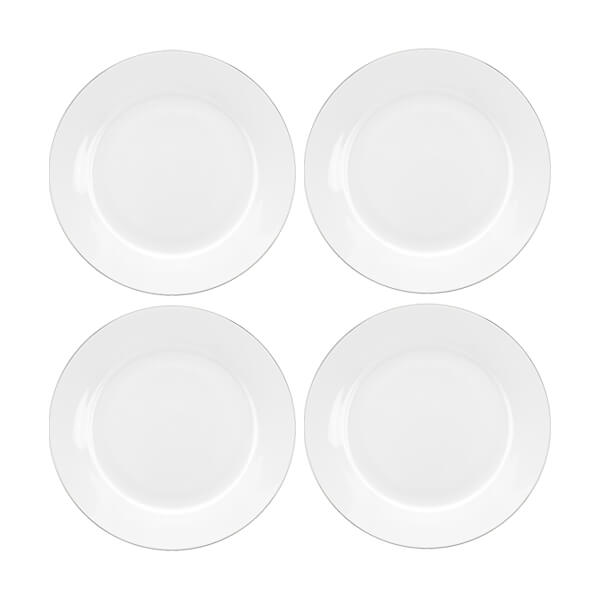 Photos - Plate Royal Worcester Serendipity Platinum Set of 4 Side  