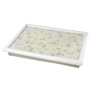 Peter Rabbit Classic Pattern Lap Tray Green