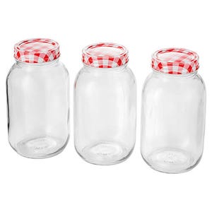 Judge 1 Litre Set Of 3 Preserving Jars
