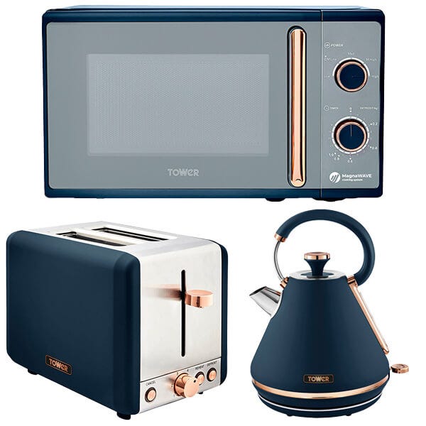 Tower microwave blue discount