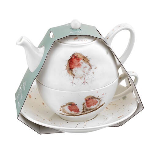 Wrendale Designs Tea for One with Saucer Robin