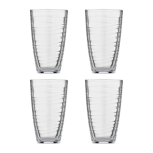 Ravenhead Essentials 480ml Set Of 4 Swirl Super Hiball Glasses