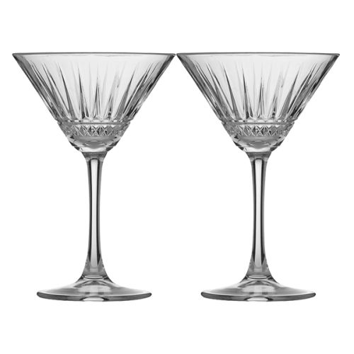 Ravenhead Winchester Set Of 2 Martini Glasses 230ml