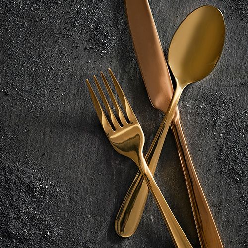 Viners High Fashion Exclusives Gold Titanium 16 Piece Cutlery Set