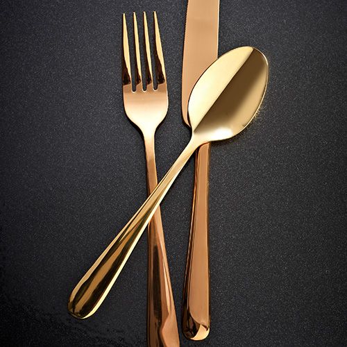Viners High Fashion Exclusives Rose Gold 16 Piece Cutlery Set