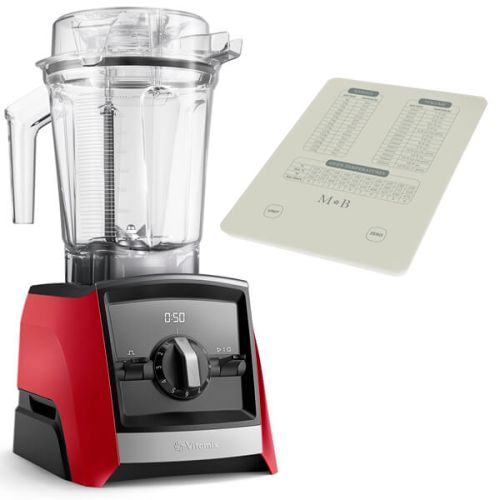 Vitamix 2300i Ascent Series Blender Red With Free Gift