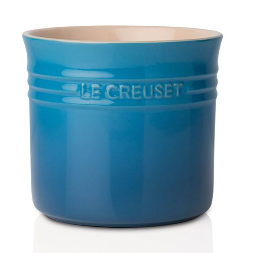 Le Creuset Marseille Blue Stoneware Large Utensil Jar