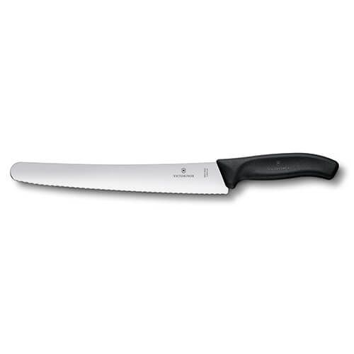 Victorinox Swiss Classic Black 26cm Serrated Pastry Knife