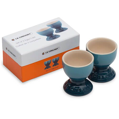 Le Creuset Marine Stoneware Egg Cup Set Of Two