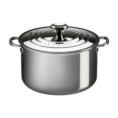 Le Creuset Signature Stainless Steel 24cm Stockpot With Lid