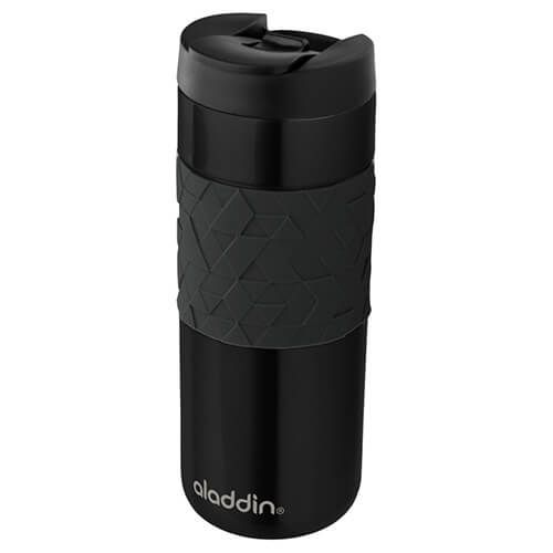 Aladdin 470ml Easy-Grip Leak-Lock Black Travel Mug