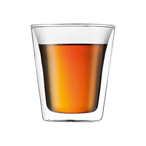 Bodum Canteen Glass Double Wall Cup 0.2L / 6oz Set Of 2