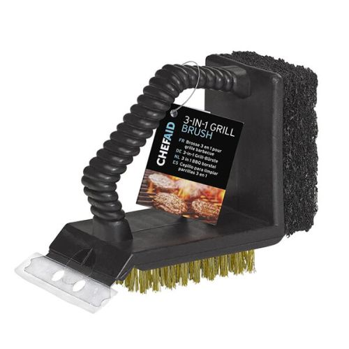Chef Aid BBQ 3-in-1 Grill Brush
