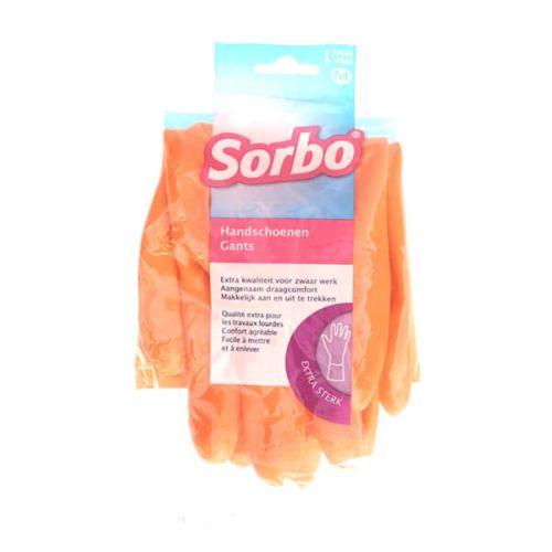 Sorbo Household Comfort Gloves Medium Orange