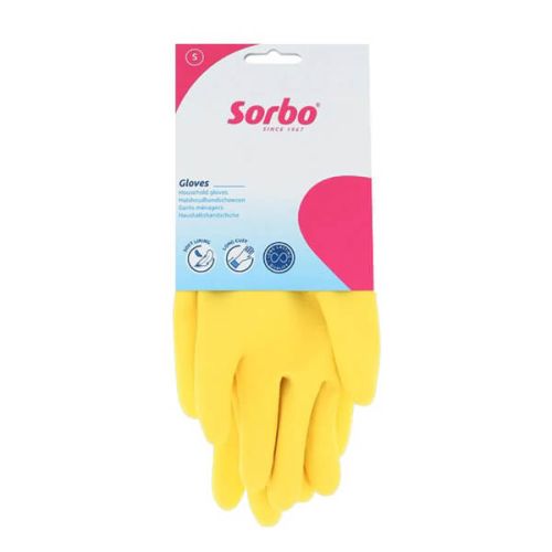 Sorbo Household Strong Gloves Small Yellow
