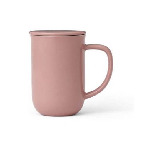 VIVA Scandinavia Minima Balanced Stone Rose Tea Mug with Infuser 500ml
