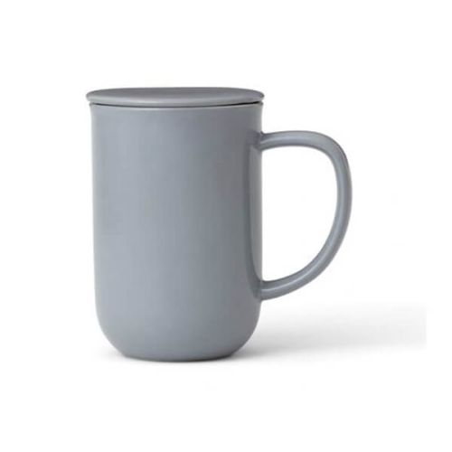 VIVA Scandinavia Minima Balanced Soft Blue Grey Tea Mug with Infuser 500ml