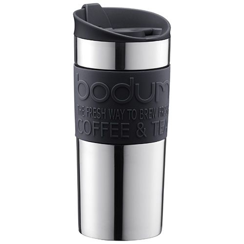 Bodum Travel Mug Stainless Steel Black