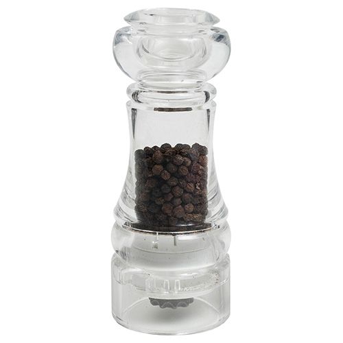 T&G CrushGrind Capstan Clear Acrylic Pepper Mill