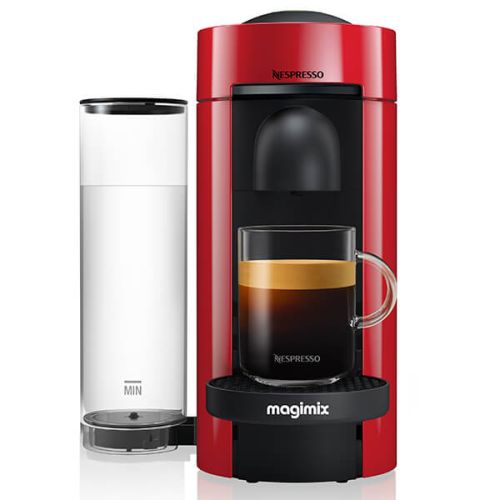 Magimix Nespresso VertuoPlus LE Coffee Machine Red with FREE Gift