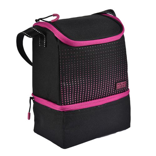 Polar Gear Active Two Compartment Cool Bag Optic Dot Berry