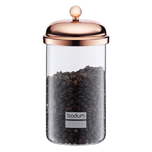 Bodum Classic Copper Finish 1 Litre Storage Jar