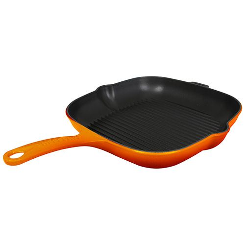 Chasseur Cast Iron Flame Square Grill Pan