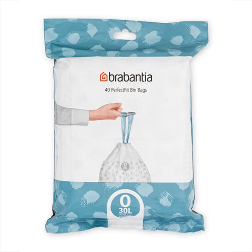 Brabantia PerfectFit Bags O 30 litre Dispenser Pack of 40 bags