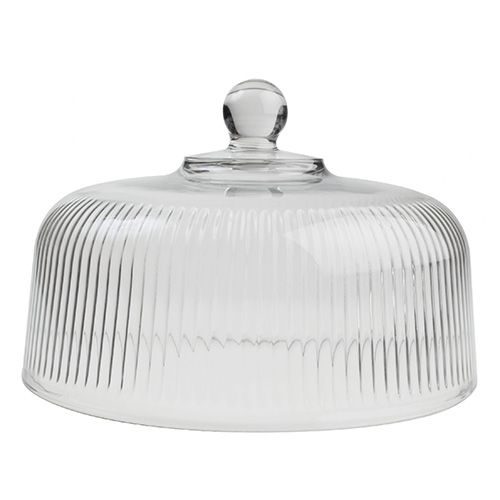 T&G Large Ribbed Glass Dome