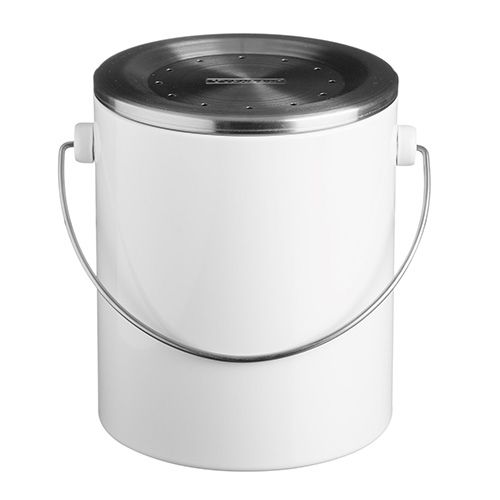 Typhoon Hudson White Compost Caddy